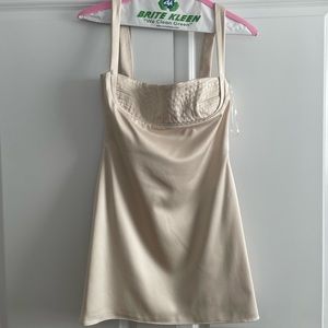 House of CB Kara Cream Mini Dress